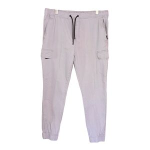 Tony Hawk Light Gray Cargo Carpenter Jogger Pants Large